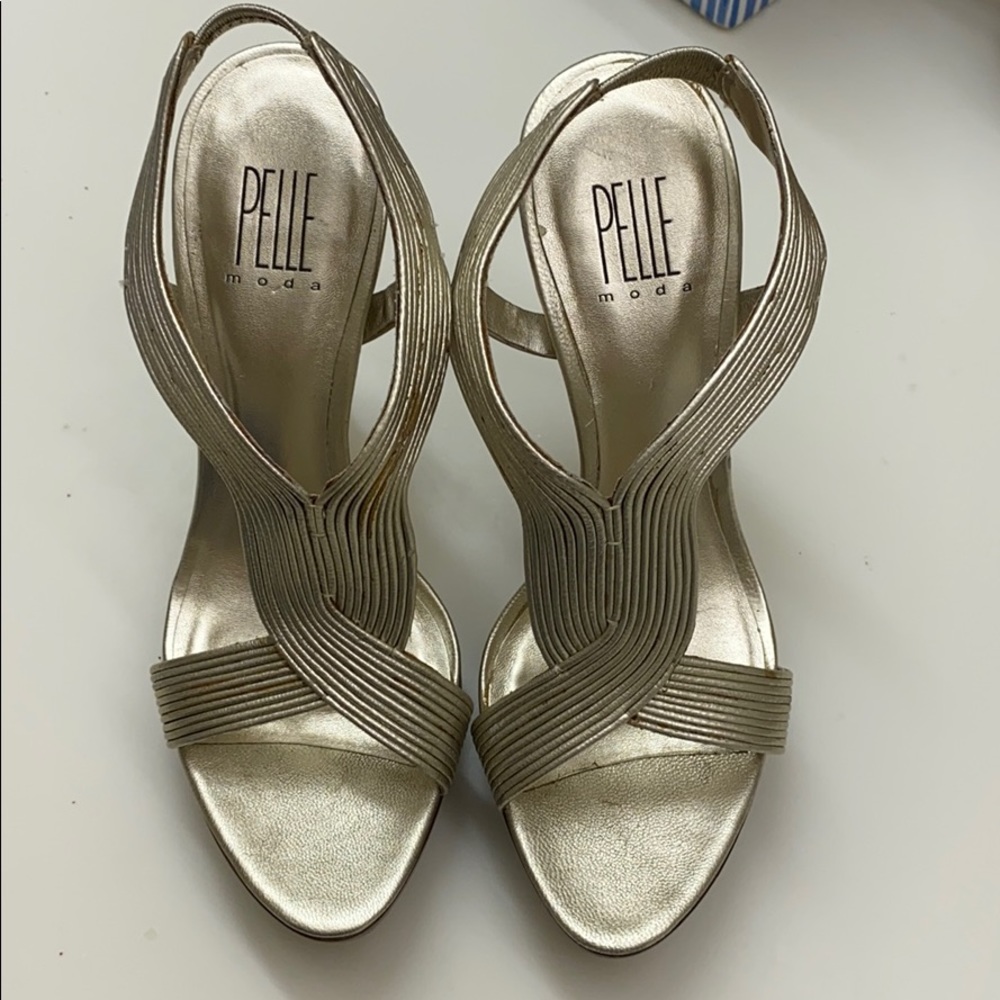 Pelle Moda Gold Heels